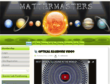 Tablet Screenshot of mattermasters.com